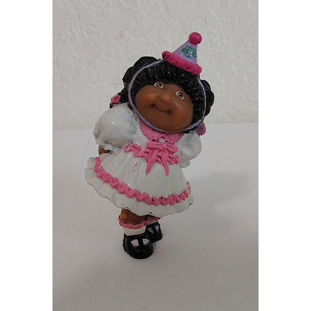 Vintage 1984 Cabbage Patch Kids AA PVC Figure Birthday Girl Party Mini Doll
